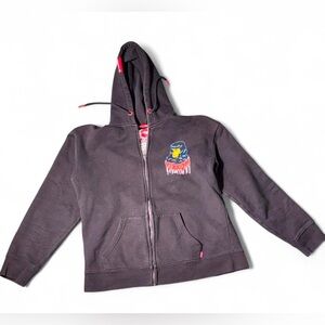 Black Graphic Hoodie